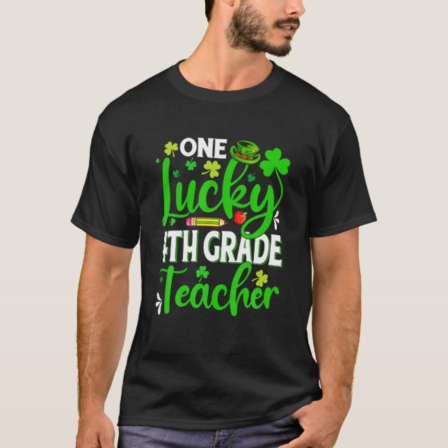 Camiseta Profesor de cuarto grado de Saint Patrick's Day On (Anverso)
