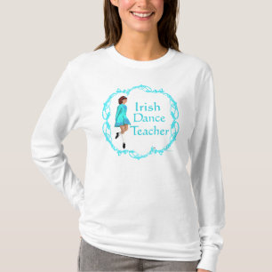 Camiseta Profesor de Danza Irlandesa - Turquesa