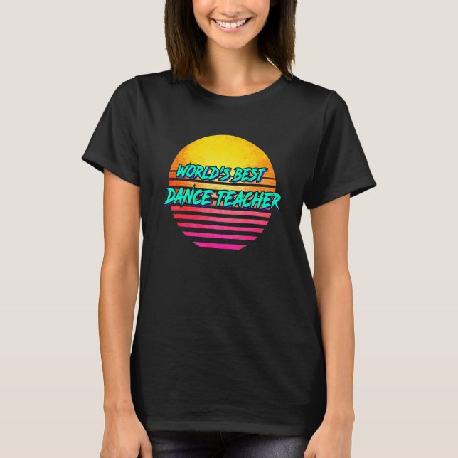 Camiseta Profesor de danza retro (Anverso)