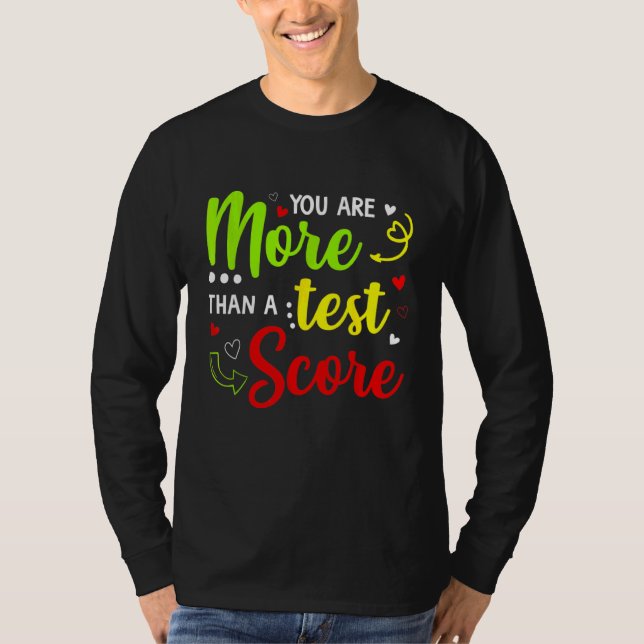 Camiseta Profesor De Día De Prueba Es Más Que Una Puntuació (Anverso)