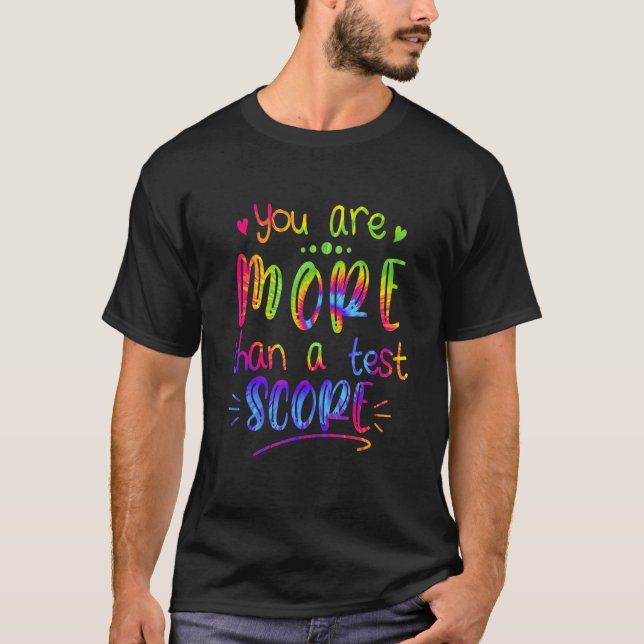 Camiseta Profesor De Día De Prueba Usted Es Más Que Un Ti D (Anverso)