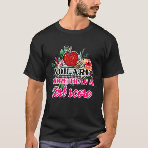 Camiseta Profesor De Día De Prueba Usted Es Más Que Una Pun