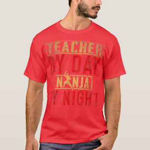 Camiseta Profesor de día en Ninja por noche