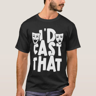 Camiseta Profesor de Drama Id Cas que Enseña Divertido