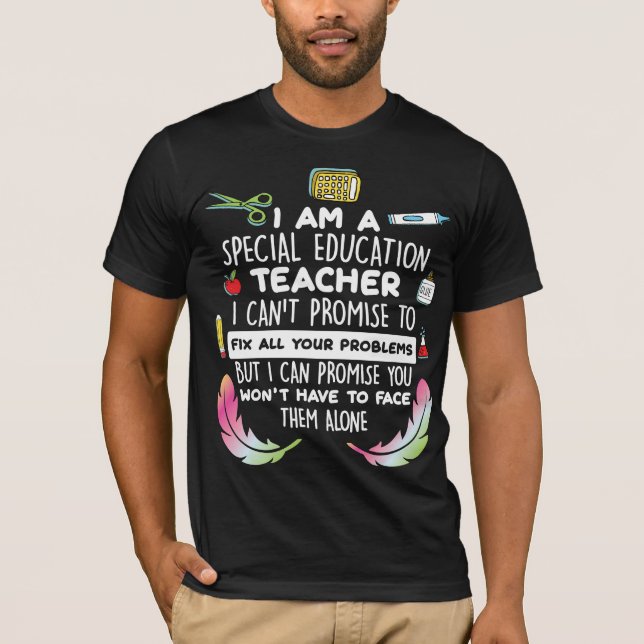 Camiseta Profesor de Educación Especial Concienciación Auti (Anverso)