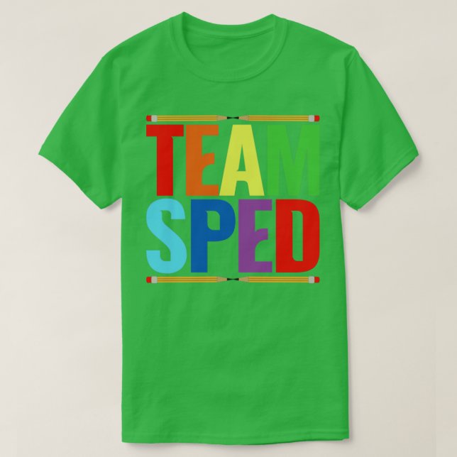 Camiseta Profesor de Educación Especial de Team Sped (Diseño del anverso)