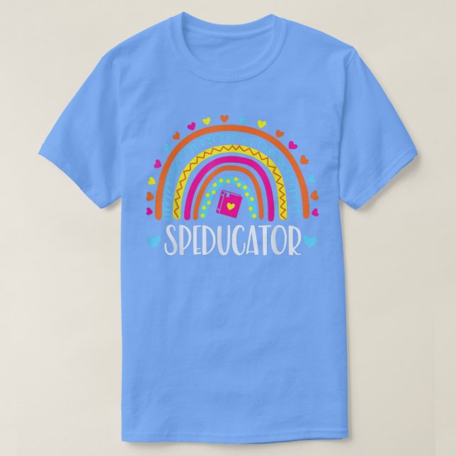 Camiseta Profesor de Educación Especial del corazón del arc (Diseño del anverso)