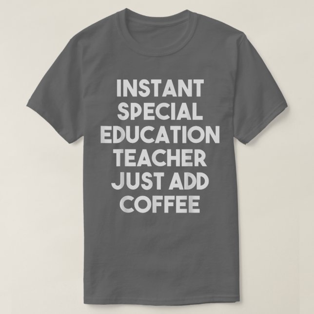 Camiseta Profesor de Educación Especial Instantáneo simplem (Diseño del anverso)