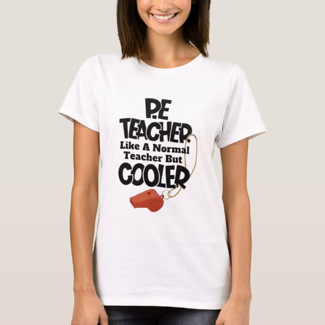 Camiseta Profesor de Educación Física Como un Profesor Norm (Anverso)