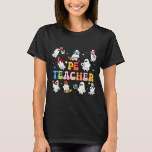 Camiseta Profesor de Educación Física de Halloween Fantasma
