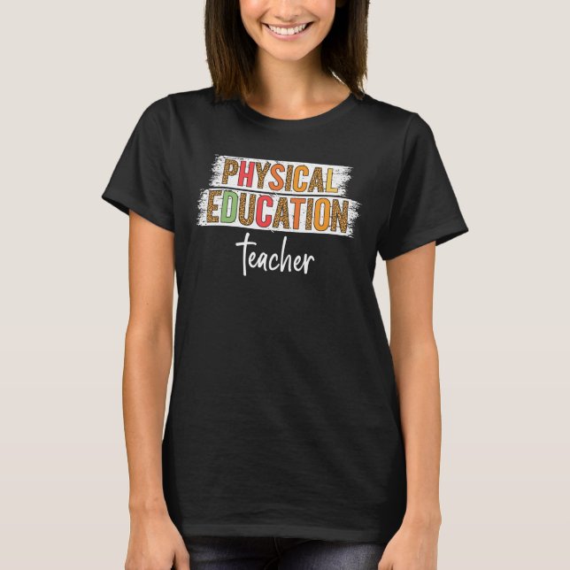 Camiseta Profesor de Educación Física de Leopardo Cute Ba T (Anverso)