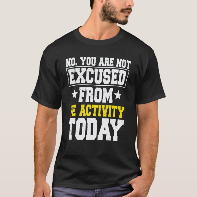 Camiseta Profesor de Educación Física Instructor de Activid (Anverso)