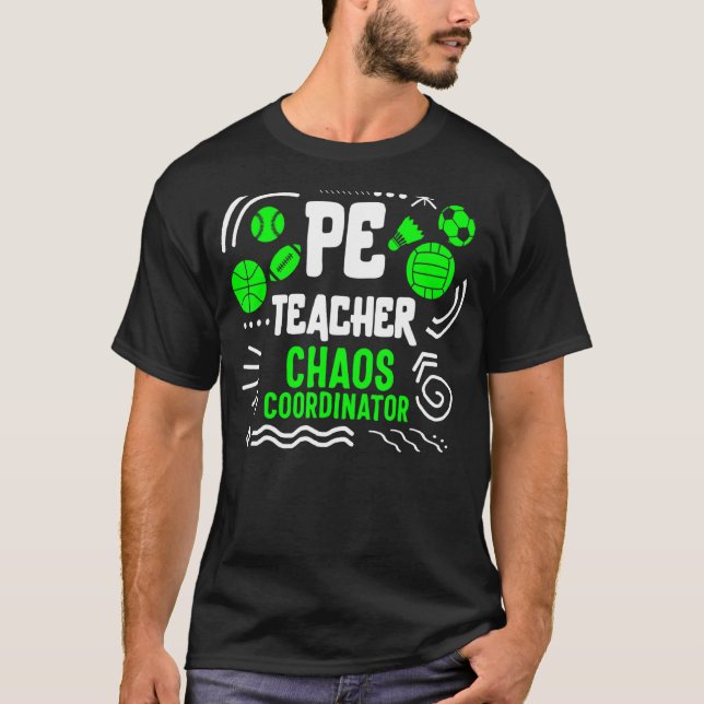 Camiseta Profesor de Educación Física P.E. Coordinador del  (Anverso)