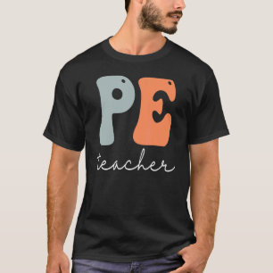 Camiseta Profesor de Educación Física Retro Groovy Vintage
