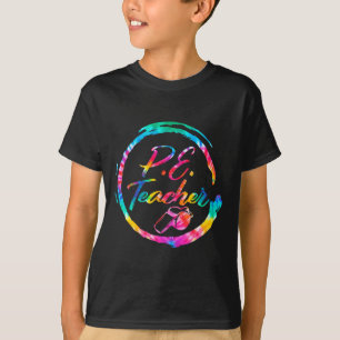 Camiseta Profesor de educación física Tie Dye Equipo Pe Byc