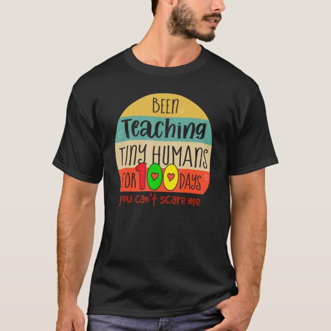 Camiseta profesor de equipo enseña a pequeños humanos duran (Anverso)