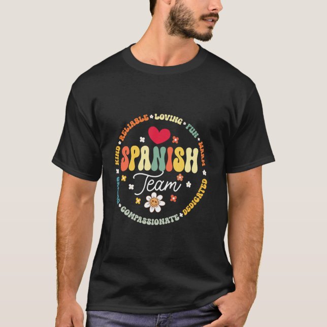 Camiseta Profesor De Equipo Español De Vuelta A Maestros Es (Anverso)