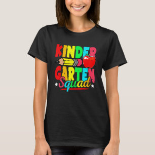 Camiseta Profesor de escuadrón de jardín de infancia lindo