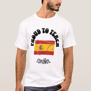 Camiseta Profesor de español ORGULLOSO DE ENSEÑAR ESPAÑOL