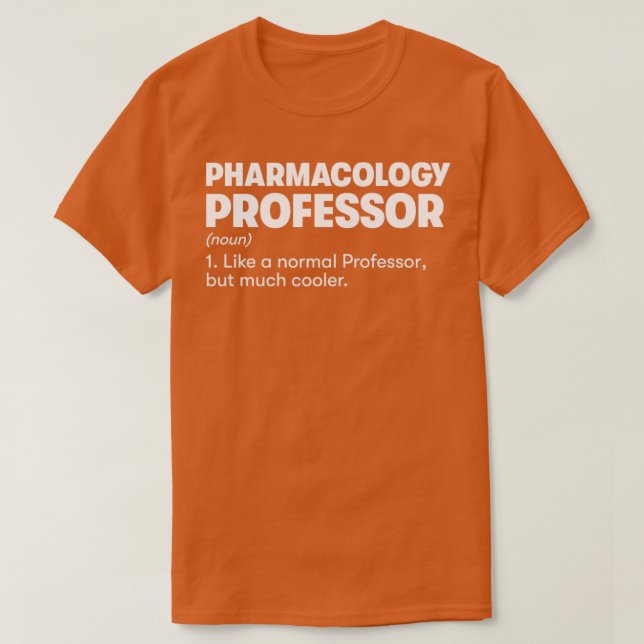 Camiseta Profesor de Farmacología1 (Diseño del anverso)