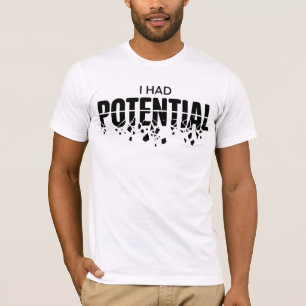 Camiseta Profesor de Física Divertido Tuve Potencial Humor