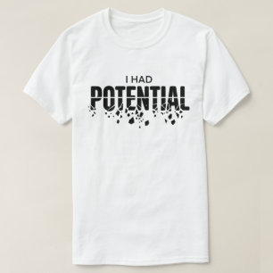 Camiseta Profesor de Física Divertido Tuve Potencial Humor