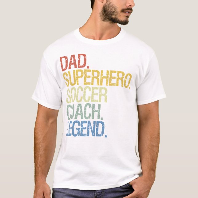 Camiseta Profesor de fútbol papá (Anverso)