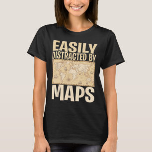Camiseta Profesor de Geografía Divertido - Fácilmente Distr