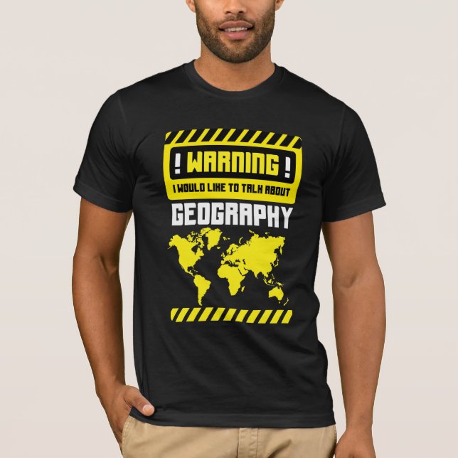 Camiseta Profesor de Geografía Mapa Mundial Gracioso Geogra (Anverso)