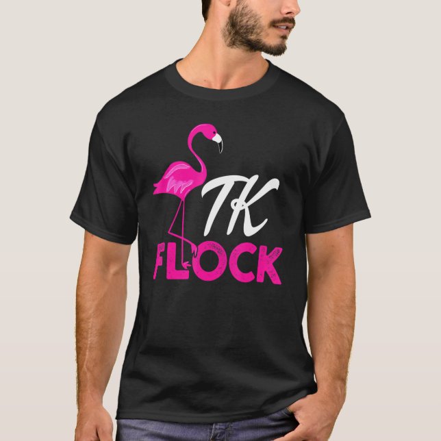 Camiseta Profesor de guardería de transición de Tk Flamingo (Anverso)