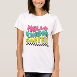 Camiseta Profesor de guardería Retro Hello