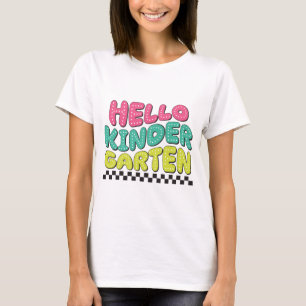 Camiseta Profesor de guardería Retro Hello