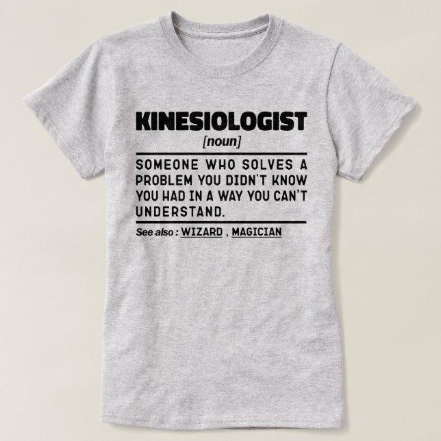 Camiseta Profesor de Guay en medicina kinesióloga nativa di (Diseño del anverso)