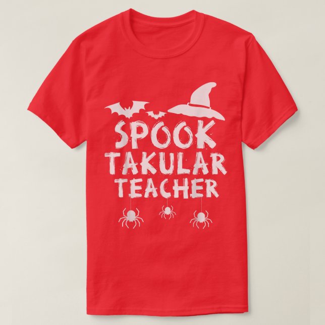Camiseta Profesor de Halloween en Spook (Diseño del anverso)