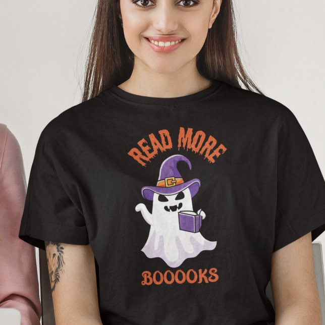 Camiseta Profesor de Halloween leyó más fantasma de libros (Subido por el creador)
