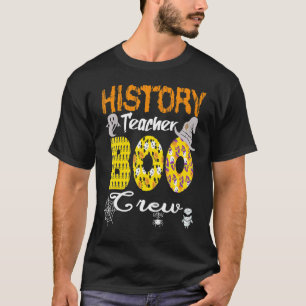 Camiseta Profesor de historia Boo Crow disstume Scary Hallo