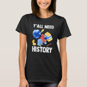 Camiseta Profesor de historia  Historiador antiguo  Necesit