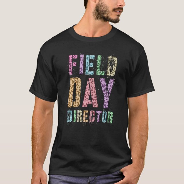Camiseta Profesor de Imprenta Leopard, director de Field Da (Anverso)