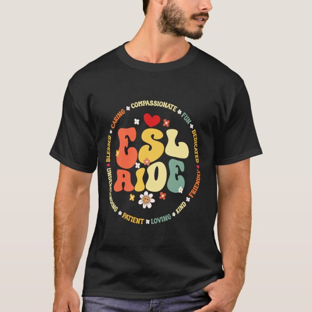 Camiseta Profesor de inglés auxiliar de ESL como profesor d (Anverso)