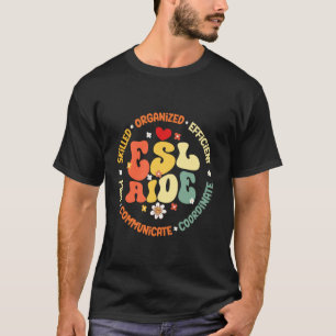 Camiseta Profesor de inglés auxiliar de ESL como profesor d
