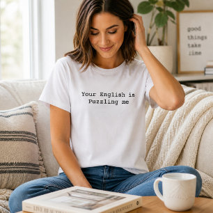 Camiseta Profesor de inglés divertido Gramática 