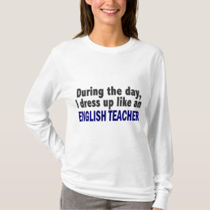 Camiseta Profesor de inglés durante el día