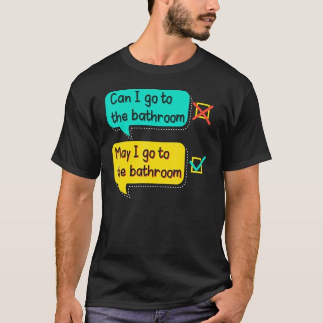 Camiseta Profesor de inglés enseñanza de gramática escuela  (Anverso)