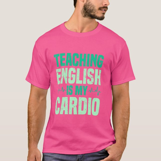 Camiseta Profesor de inglés policía gramatical (Anverso)