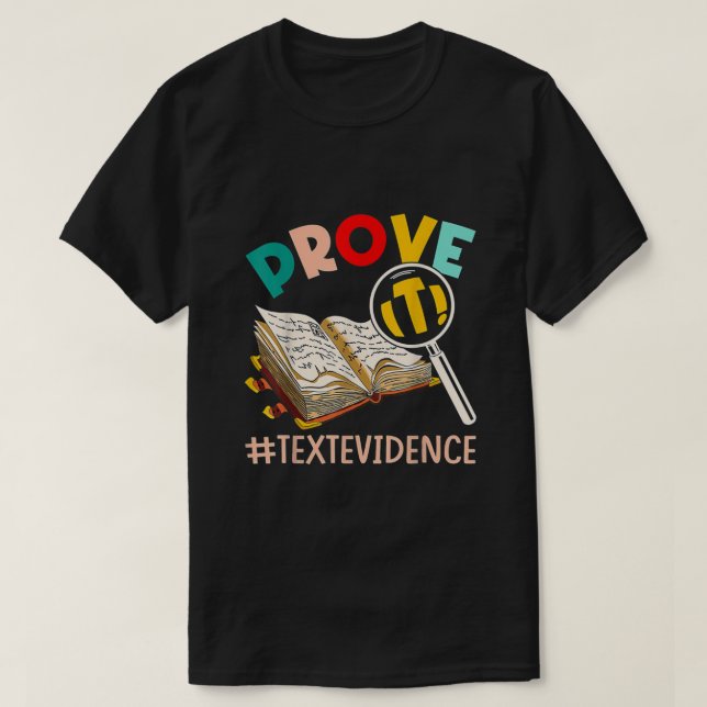 Camiseta PROFESOR DE INGLÉS prueba que el texto (Diseño del anverso)