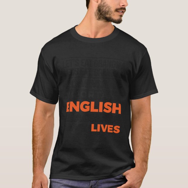 Camiseta Profesor de inglés salva vidas (Anverso)
