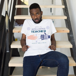 Camiseta Profesor de Inteligencia Artificial - hombre y máq