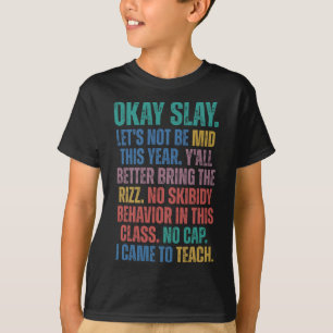 Camiseta Profesor de jerga de Gen Alpha Grupo de profesor d