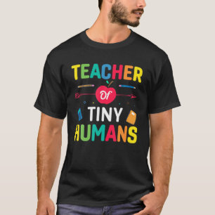 Camiseta Profesor De La Escuela Primaria De Los Pequeños Hu
