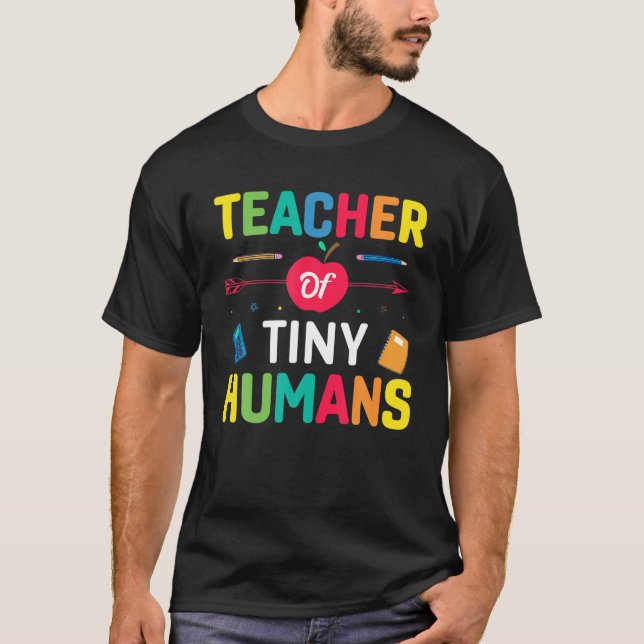 Camiseta Profesor De La Escuela Primaria De Los Pequeños Hu (Anverso)